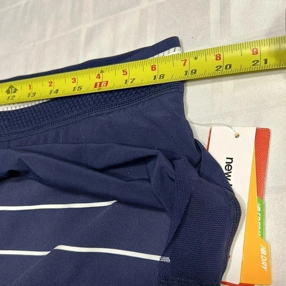 NEW BALANCE BLUE  WITH WHITE STRIPES NWT XL TOURNAMENT SKORT - Picture 14 of 16